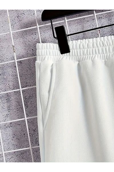 aynewmoda Racing Printed Shorts Set