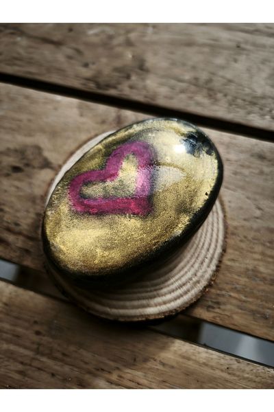 SOO SOAP Gift Decorative Gold Heart Soap