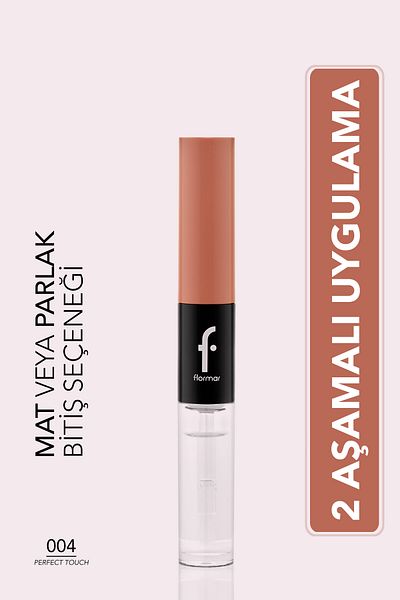 Flormar Duoglam Highly Pigmented Creamy Liquid Lipstick & Ultra Lasting Lip Gloss