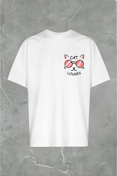 dwnwear Ljubitelj mačaka Štampano T-sh