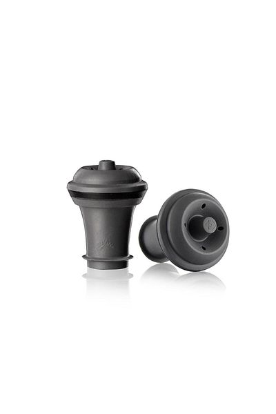 Vacu Vin Vacuum Wine Stopper Grey (2 Pieces)