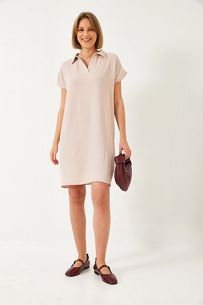 Bianco Lucci Rochie Ayrobin de vară cu gât polo de damă 70219 60271008