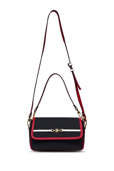 U.S. Polo Assn. Geantă de umăr pentru femei albastru-marin-roșu-alb Us25241