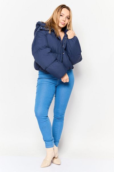 Tommy Hilfiger Women Plain Parka Jacket, Navy Blue