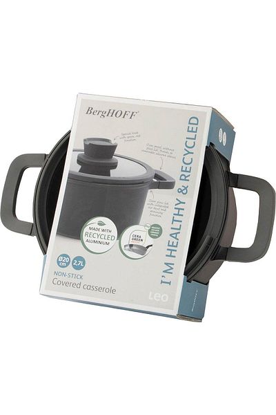 Berghoff LEO STONE Non-Stick Lid Aluminum Casting Hot Pot 20 cm