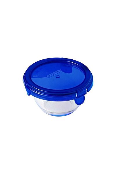Pyrex 894pgpb/7040 حاوية تخزين مستديرة مع غطاء 0.2 لتر