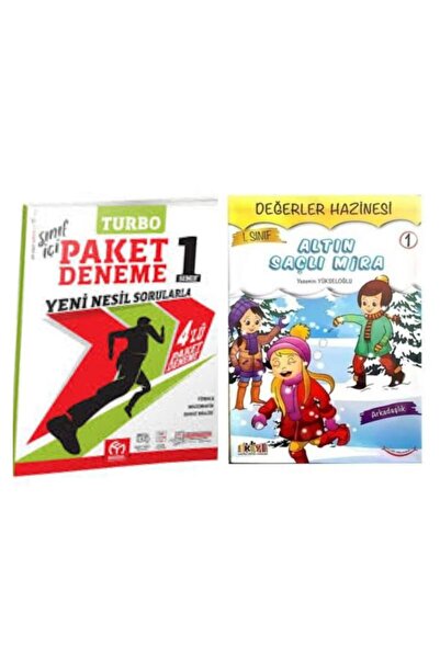 MODEL EĞİTİM YAYINCILIK 1.Sınıf Turbo Paket Deneme Yeni Nesil Sorularla Ve Değerler Hazinesi Serisi