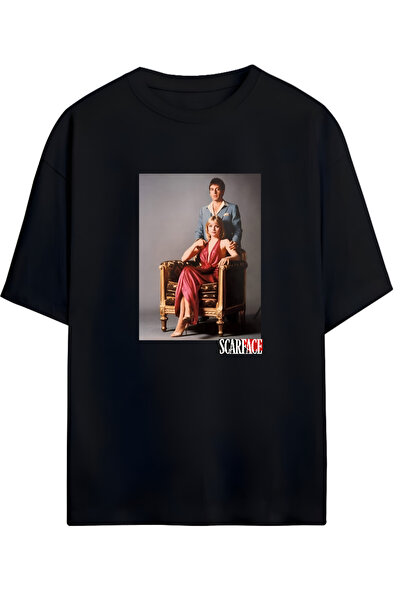 MAGORS Scarface Elvira - Visokokvalitetna unisex pamučna majica sa visokim kv...