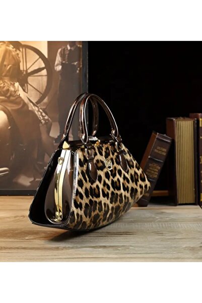 ARONA Leopar Elegant Kadın Çanta
