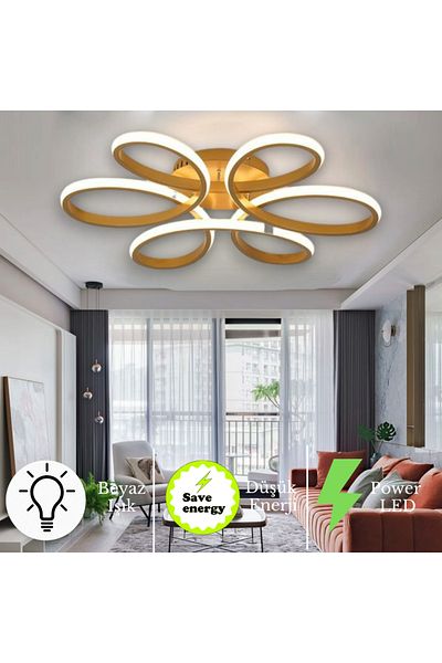 neeko Nipul Modern Plafonier Ceiling Zero White Light Living Room Kitchen Bedroom Led Chandelier Tumbled Case
