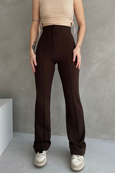 mymoda Angel Women's Chimali Fabric Palazzo Trousers