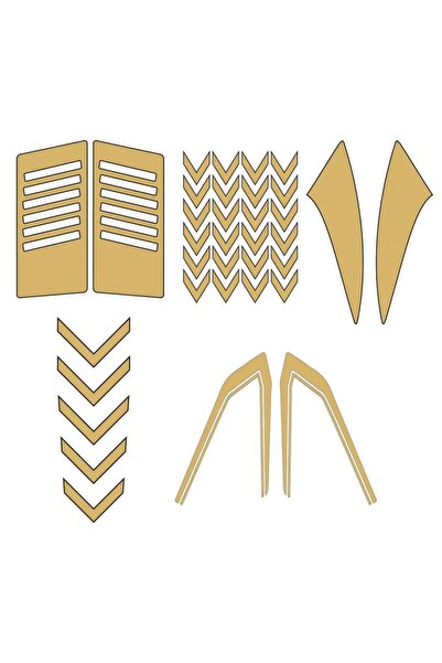 Genel Markalar Cg Gold Sticker ve Depo Şerit Seti