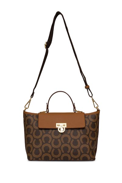 U.S. Polo Assn. Geantă Messenger pentru femei - Culoare maro, Model Us25156