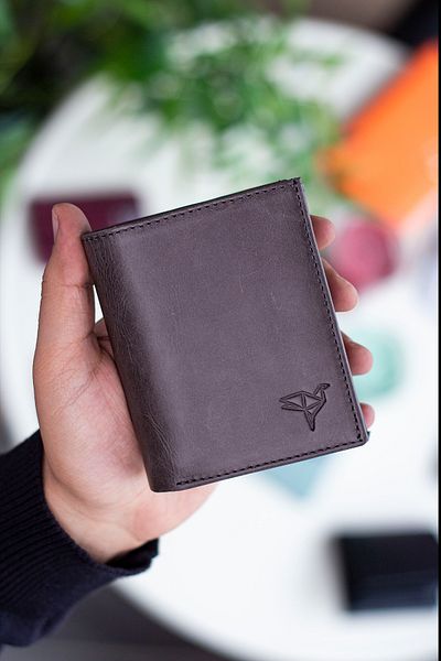 Garbalia Ανδρικό πορτοφόλι Dortmund από γνήσιο δέρμα Rfid Blocker Crazy Grey με θήκη για κέρματα