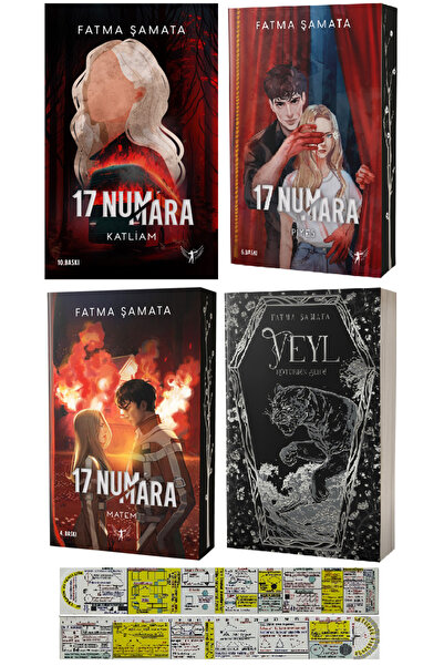 Artemis Yayınları Fatma Şamata 4 Kitap 17 Numara Serisi + Veyl Kötülerin Şehr...