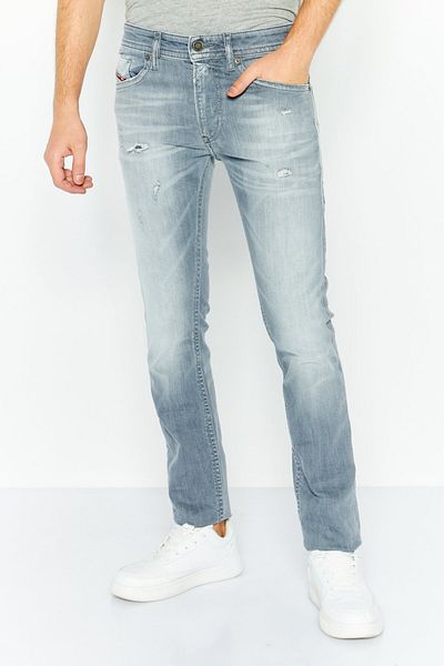 Diesel Men Slim Skinny Fit Denim Jeans, Grey