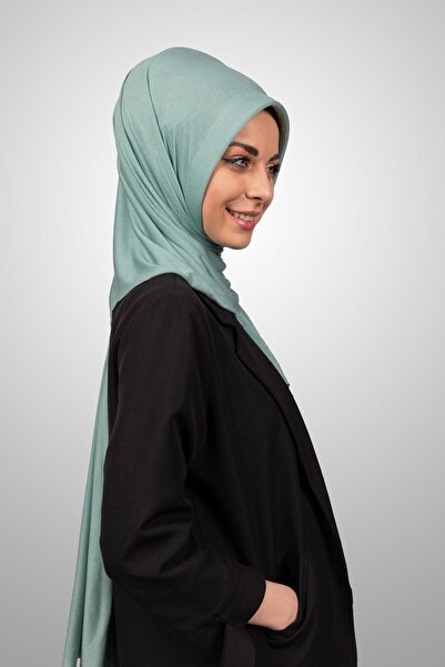 Şalcenneti.com وشاح نسائي عملي مصنوع من القطن الممشط مع إسفنجة أمامية جاهزة ل...