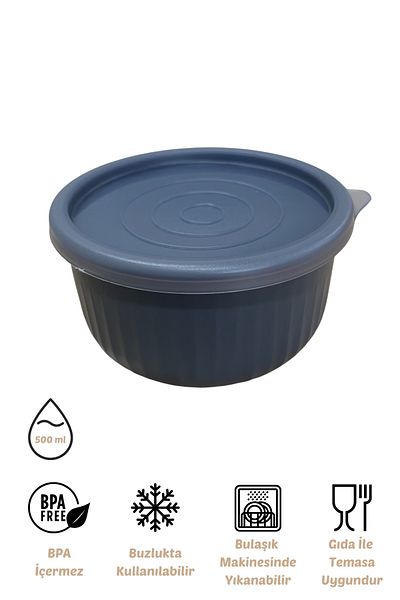 EVLE Vipahmet 0.50 Lt Anthracite Vacuum Storage Container