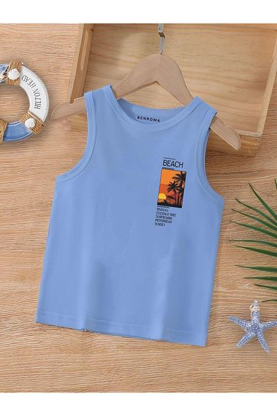 BENROMA 1 tricou este un cadou pentru achiziții de 6 și mai sus în coș - Tricou fără mâneci pentru copii cu imprimeu cu personaje de desene animate