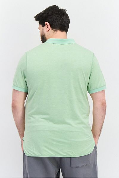 motion Men Sportswear Fit Short Sleeve Tennis Polo Shirt, Light Sage Green
