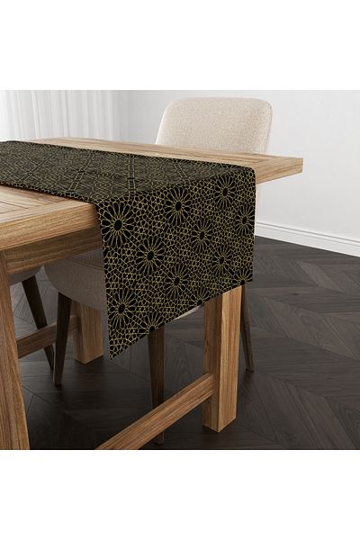 Filamente Ramadan Runner / Ramadan Pattern / Rezistent la pete - Tesatura Micropetek lavabila 140x40
