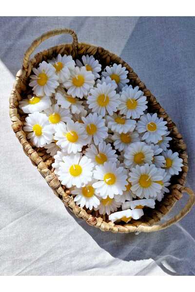 Bernami Wedding|engagement|promise|henna|birthday|mothersday|gift Vanilla Daisy Candle - 30 Pieces