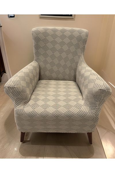 uzhanem High Quality Armchair Seat Cover - Single & Washable