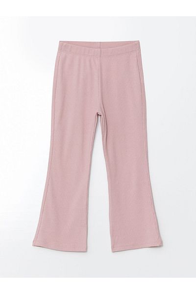 LC Waikiki Pink Elastic Waist Floral Girls' Leggings Pants 2 Pcs