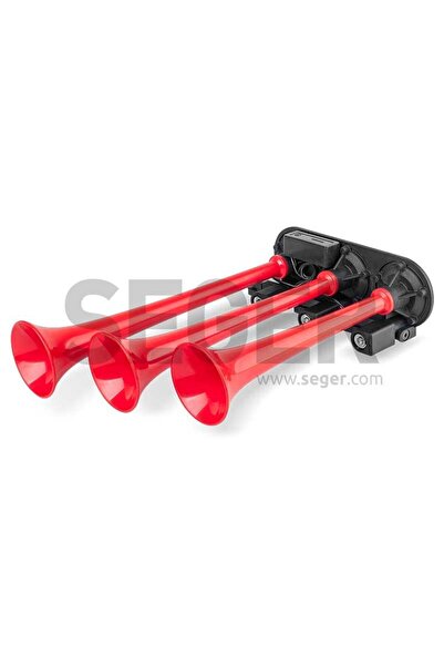 Seger 3 Borulu Melodili Nostalji Kirmizi Plastik Borulu Korna 86en12.000.03k