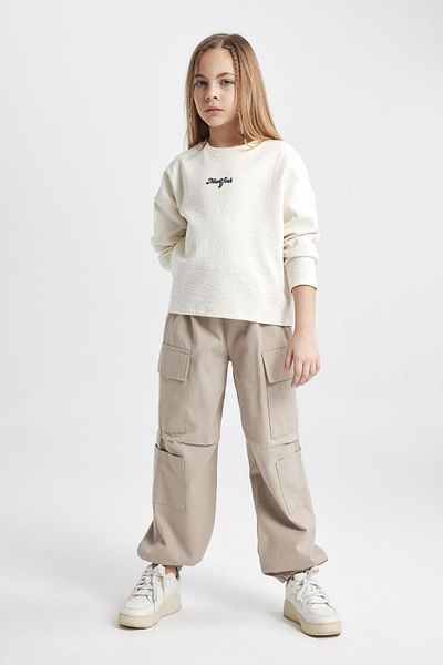 DeFacto C0446a8 Ss Parachute Cargo Cotton Trousers