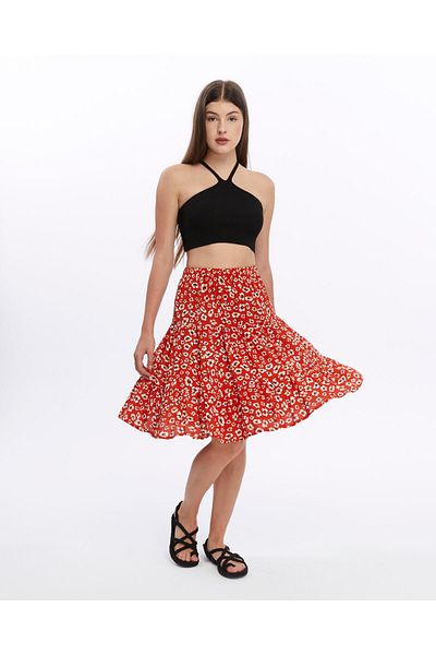 NURÖREN Vera Midi Shorts Skirt