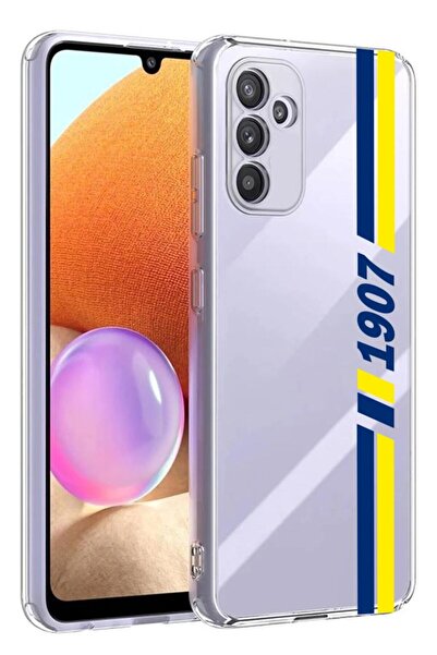 3GEN CASE Samsung Galaxy A04S Compatible Fan Patterned Transparent Silicone Case