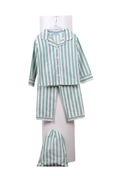 MODA Children's Cotton Striped Pajama Set
