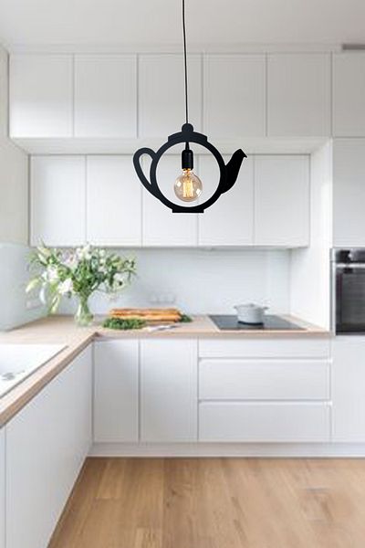 KAŞIKBEY Teapot Pendant Lamp Chandelier Modern Retro Office Cafe Bar Hotel Restaurant Tea Maker Ceiling Lamp