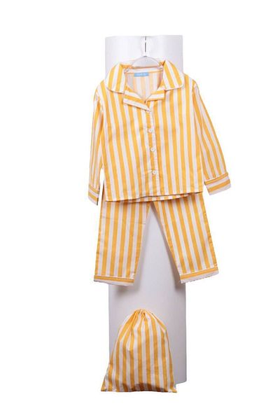 MODA Children's Cotton Striped Pajama Set