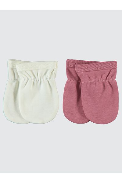 Civil Baby Set of 2 Baby Gloves Salmon