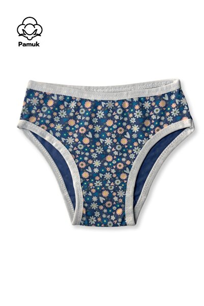 MK Mukko Kids Girl's Cotton Panties Set of 6 Colorful and Patterned Design