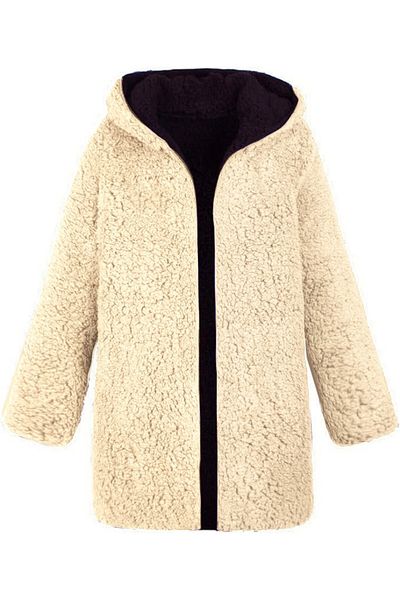 Toridas Plüsch Doppelseitige Winter Damen Pelzjacke