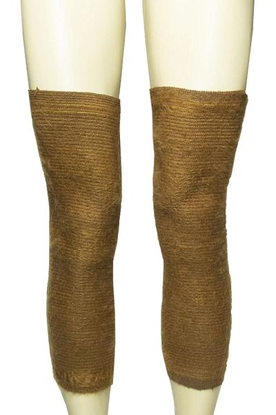 THE SEPT Women's Men's Winter Warm Camel Hair Long Thermal Knee Pads