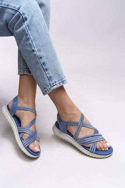 Riccon Sandale pentru femei Lilzenya Blue - 00121005