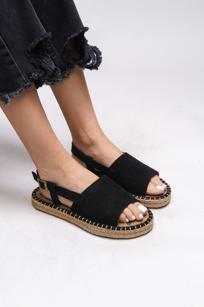 Riccon صندل نسائي أسود من Yllrolia - 00122303   نموذج