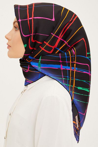 Armine Σειρά Nostalgia - 100% Σά silk Eşarp 8948D 02