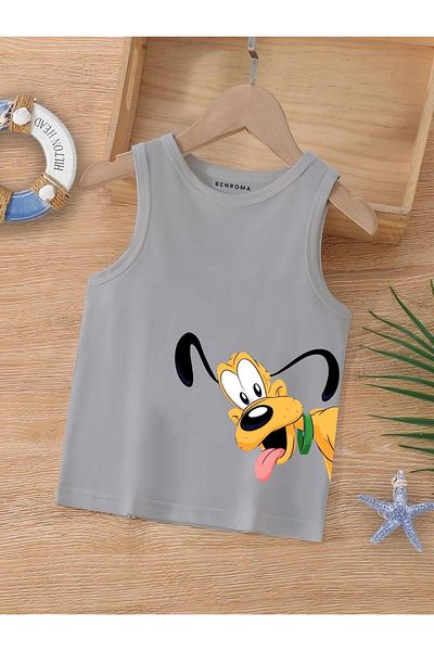 BENROMA 1 tricou este un cadou pentru achiziții de 6 și mai sus în coș - Tricou fără mâneci pentru copii cu imprimeu cu personaje de desene animate