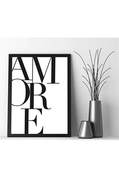 AR AJANS KANVAS TABLO Αφίσα MDF με πιο θεματική εμφάνιση μαύρου πλαισίου