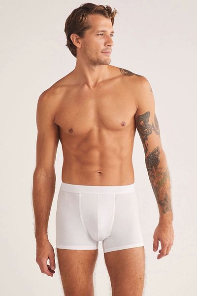 Kom Ανδρικά μποξερ Troy Cotton Modal 2 Pack - Λευκό