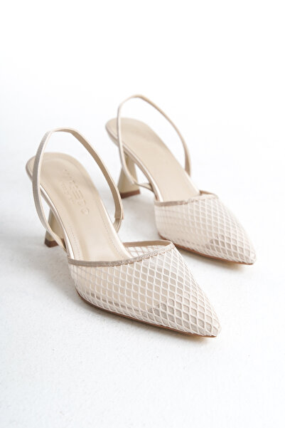 MARSEDO Γυναικείο στιλέτο Miranda Beige - Παπούτσια με τακούνι με μυτερή μύτη...