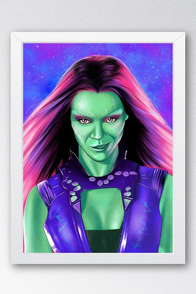 Saturn Tablou înrămat Gamora - Poster film Avengers