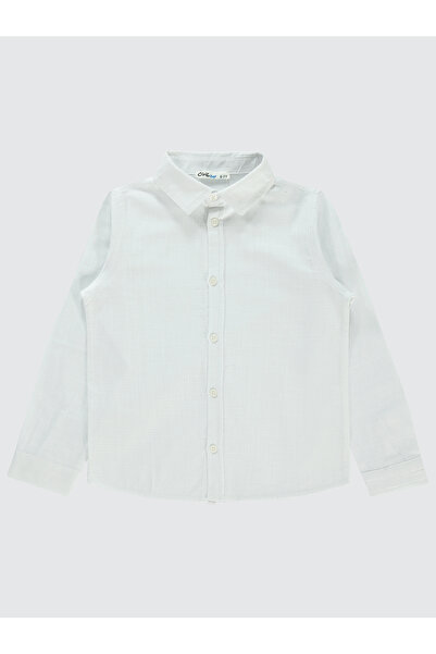 Civil Boys Erkek Çocuk Gömlek 6-9 Yaş Beyaz