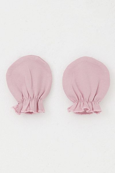 Breeze Newborn Baby Gloves - Dried Rose Basic Standard