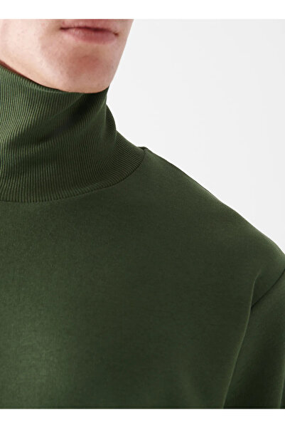 Koton Stand Collar High Top Sweatshirt